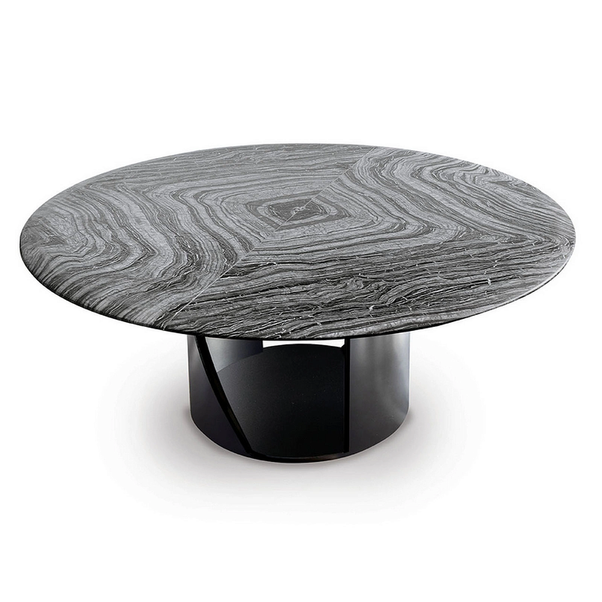 Круглый обеденный стол с мраморной столешницей MIRAGE